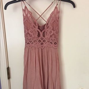 Free People Adella Slip Dress